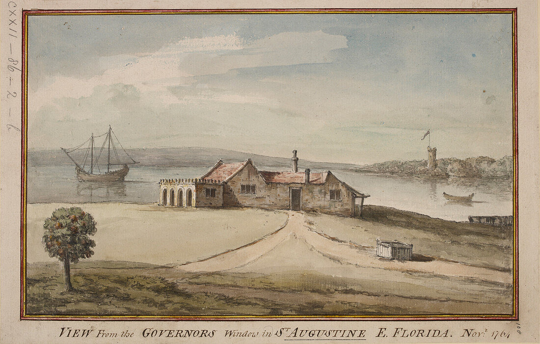 Painting of view from Florida Governor's