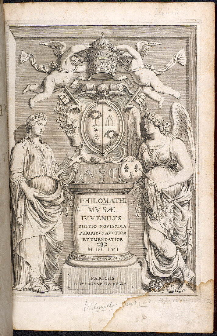 Title page of Philomathi Musae juvenilis
