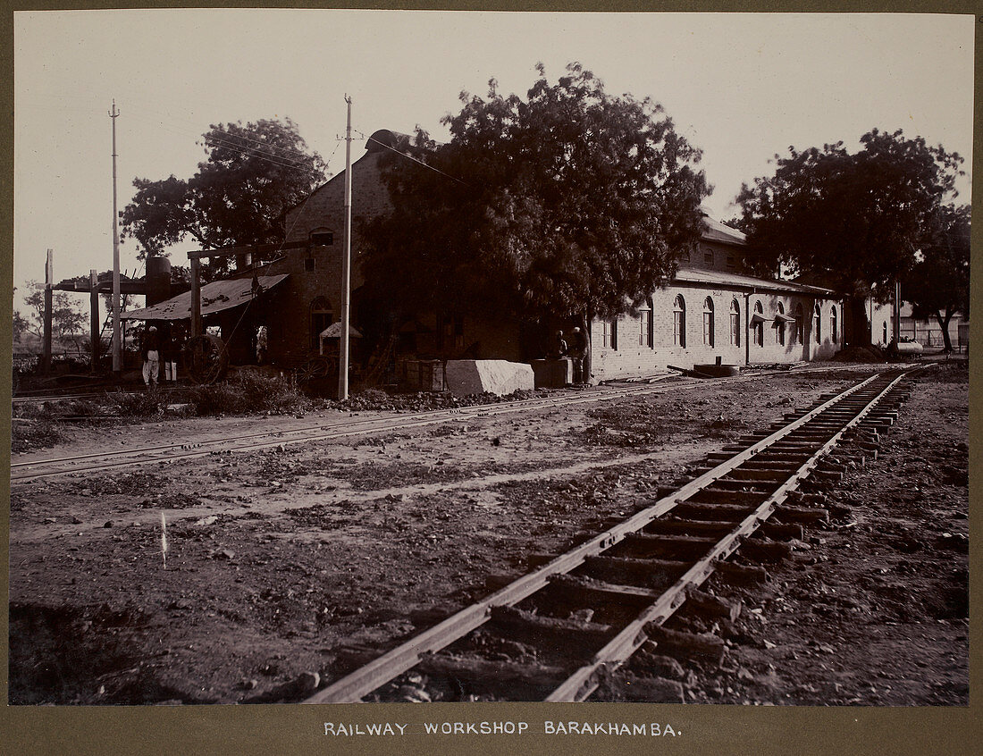 The railway workshop,Barakhamba