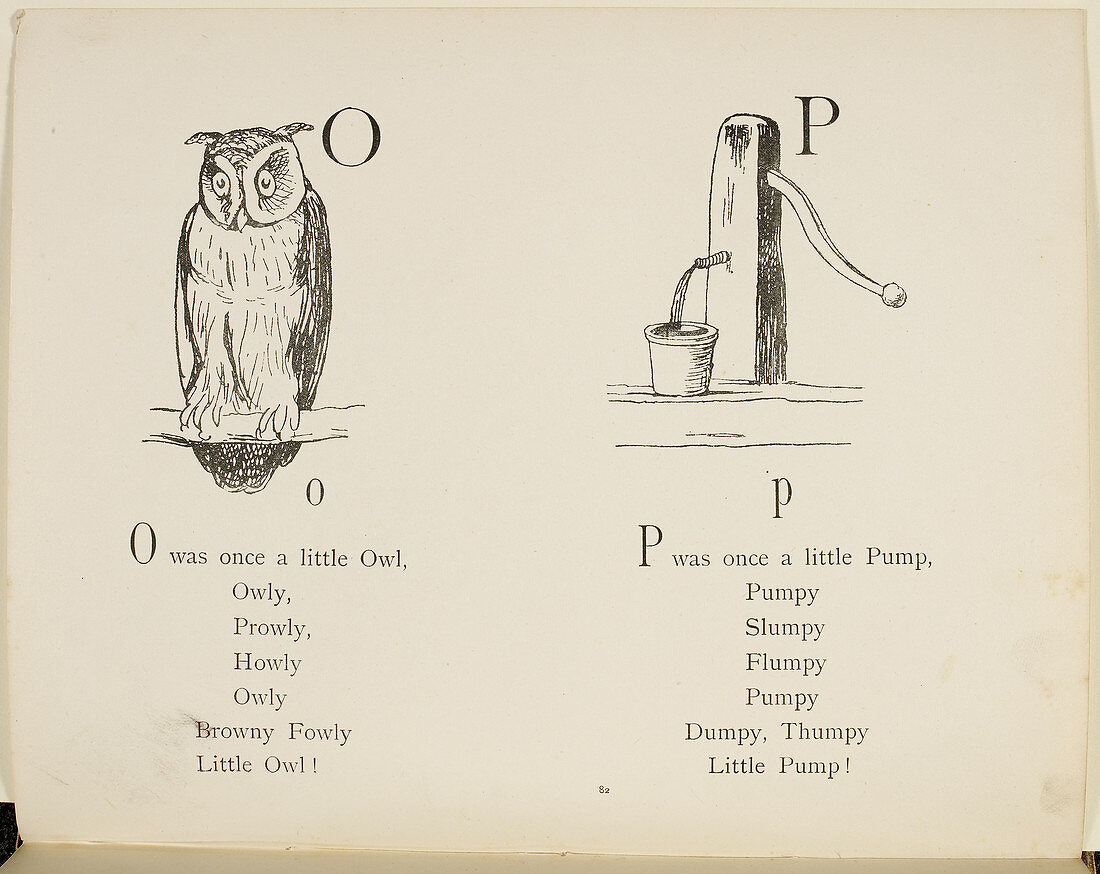 Nonsense Alphabets by Edward Lear