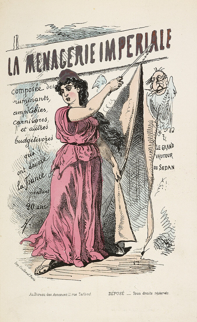 French Caricature- La Menagerie Imperiale