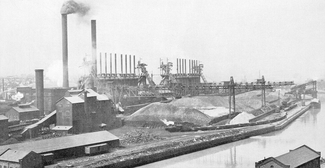 Blast furnaces,Ohio,1930s
