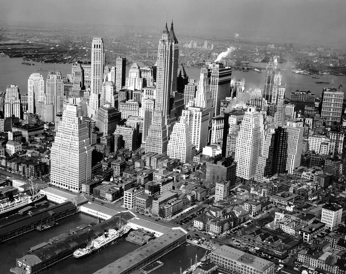 New York City skyscrapers,1936