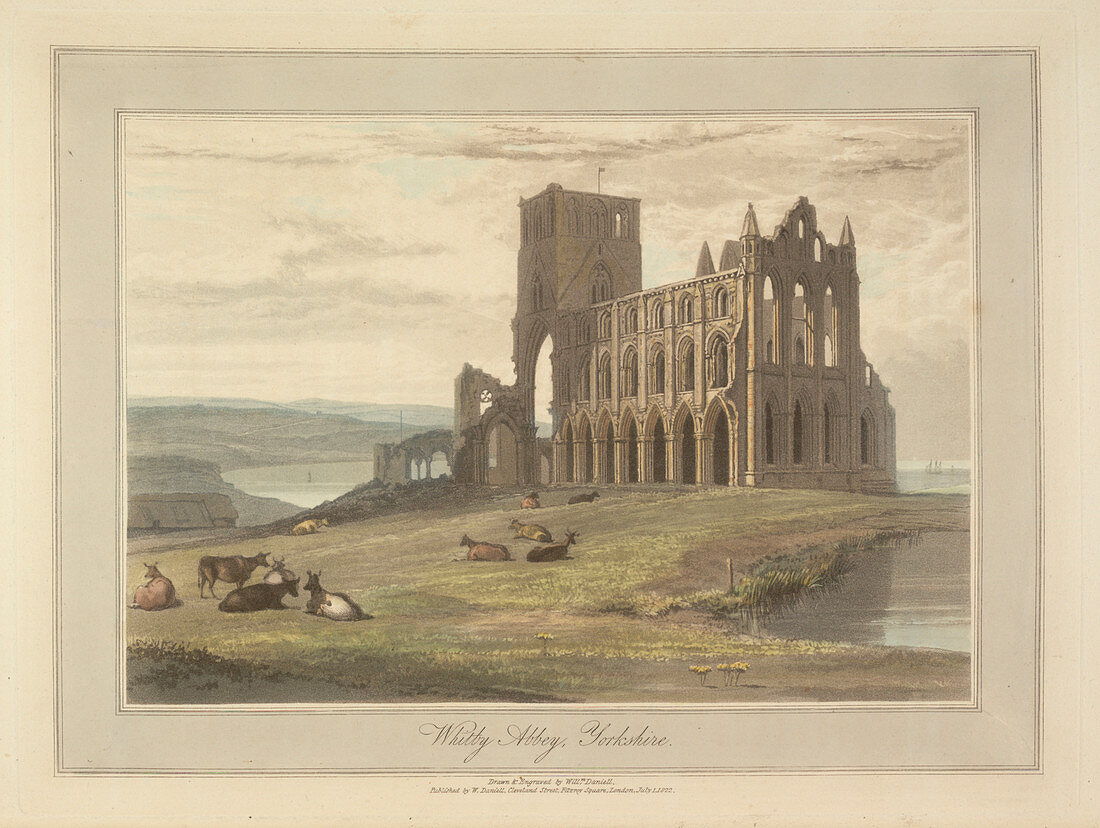 Whitby Abbey,Yorkshire,Great Britain