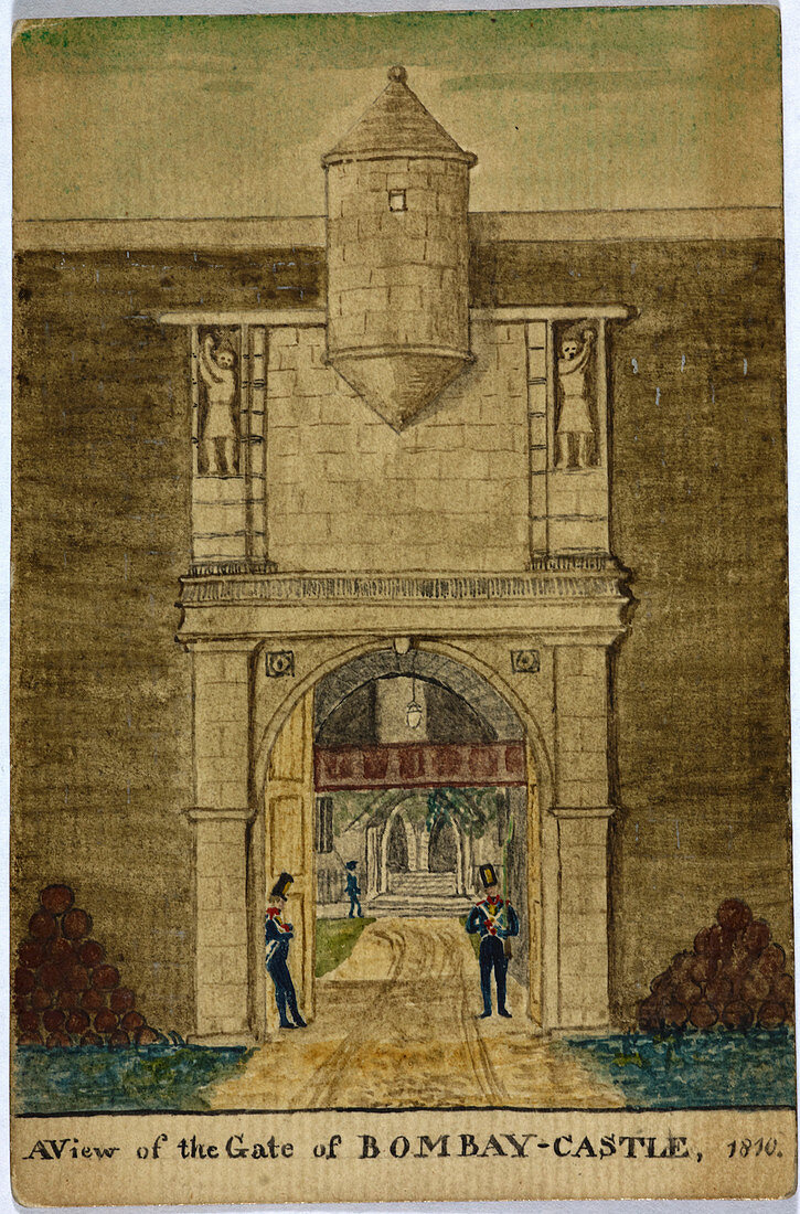 Gate of Bombay Castle,1810