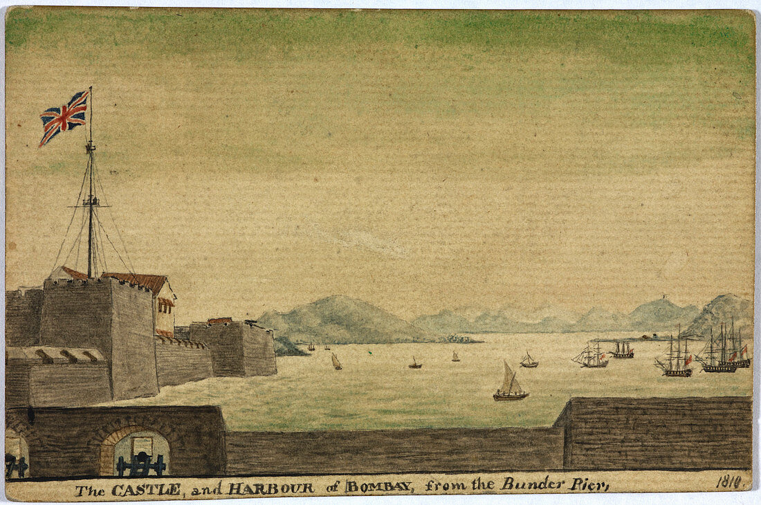 The Castle and Harbour of Bombay