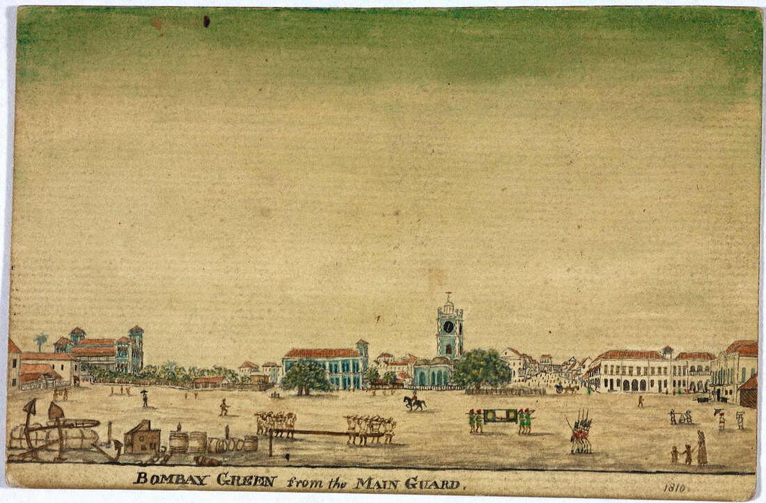 Bombay Green from the main guard,1810