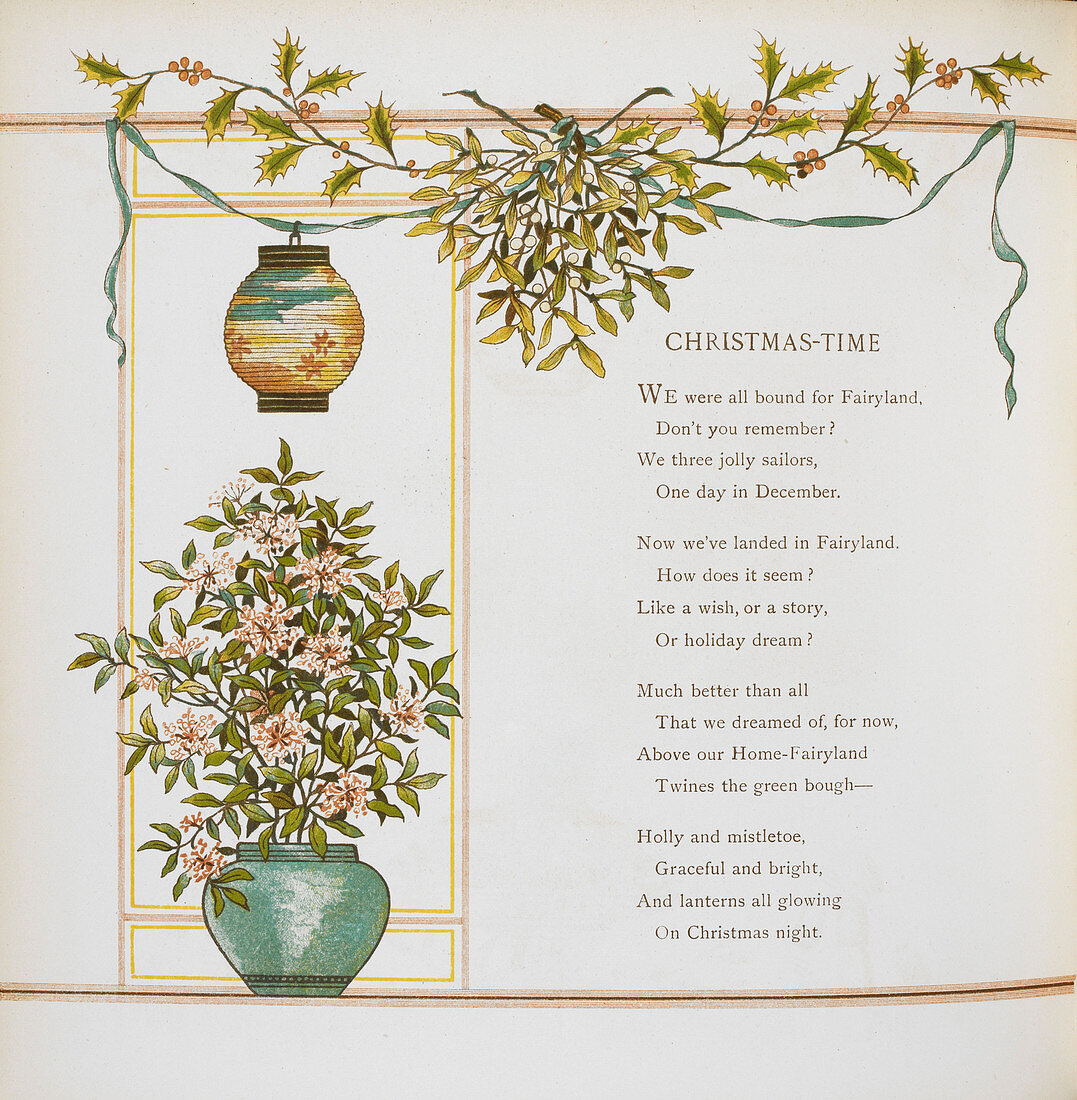 'Christmas-time' Verse and decoration