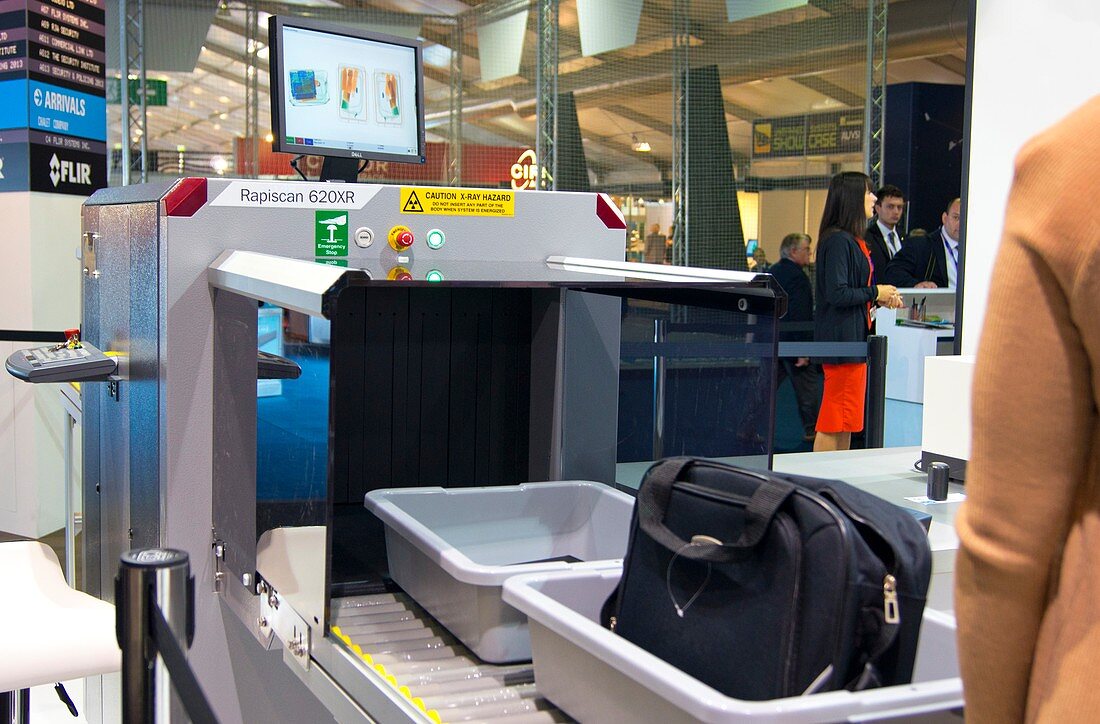 Airport baggage x-ray scanner