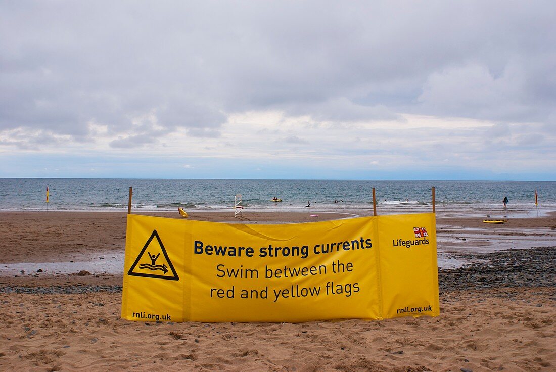 Tidal warning sign