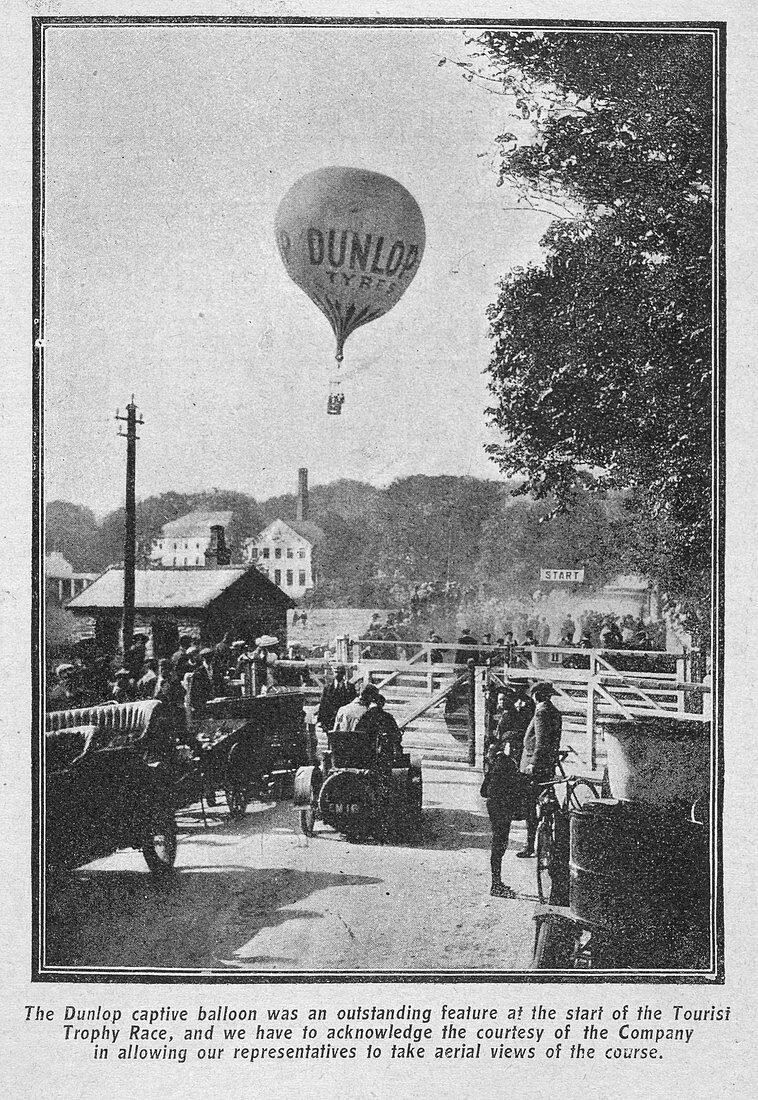 Dunlop captive hot air balloon