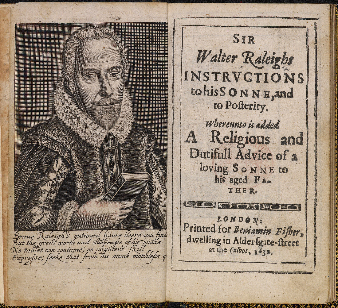 Sir Walter Raleigh's will and eulogy