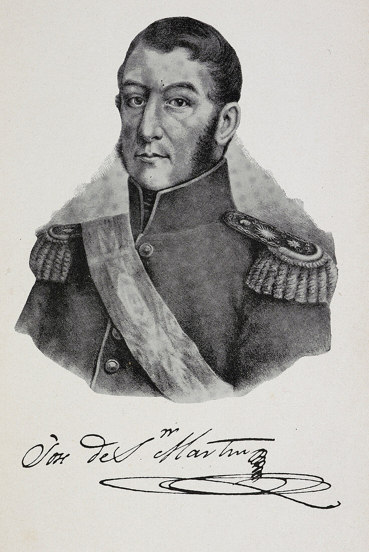 Argentinian soldier in military uniform