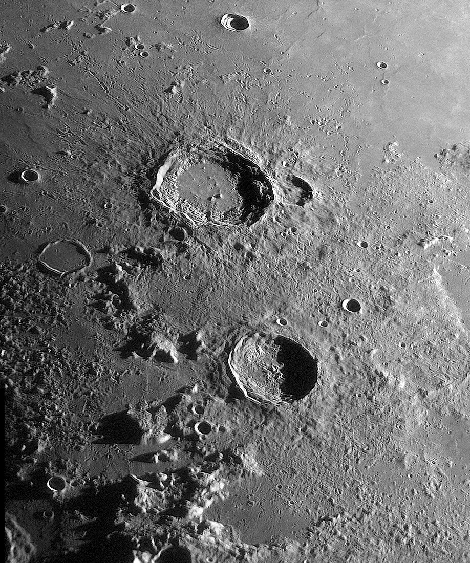 Lunar craters Aristoteles and Eudoxus