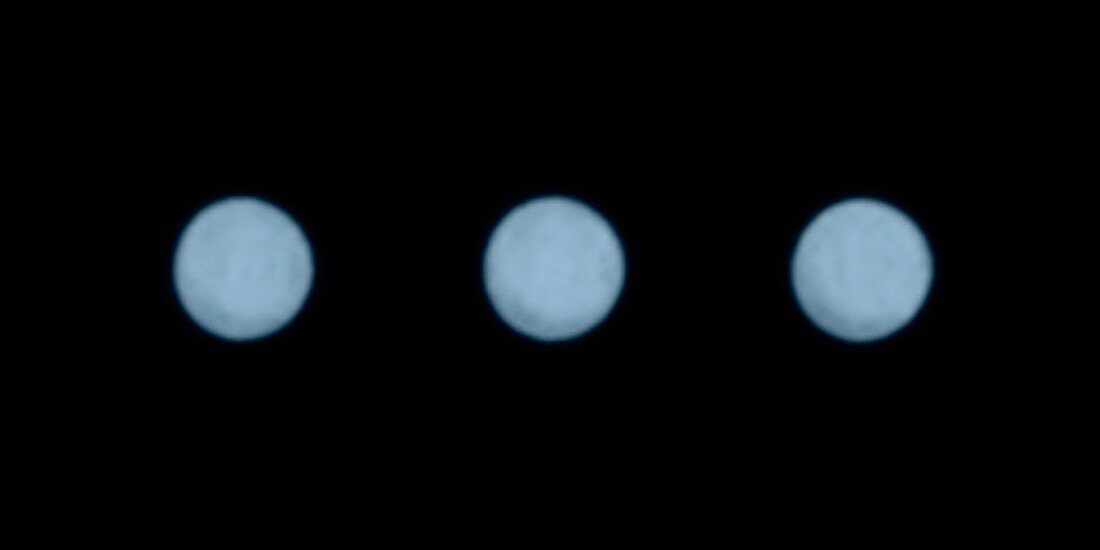 Uranus,time-lapse montage
