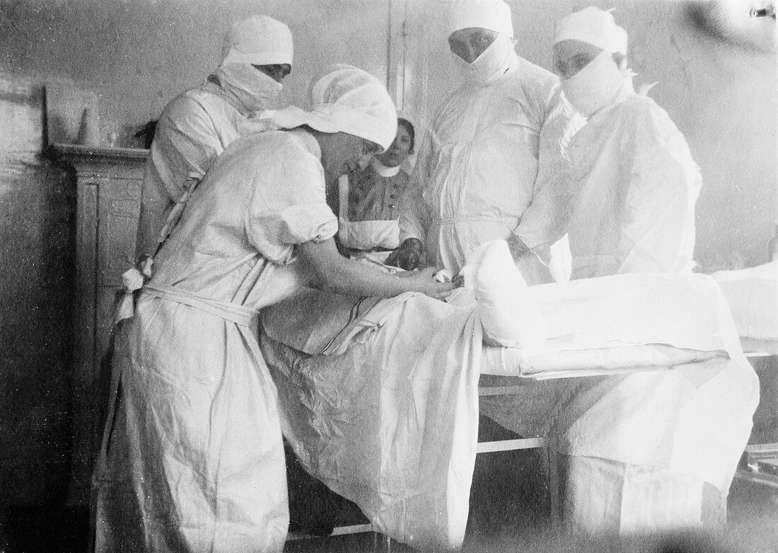 Amputation surgery,World War I