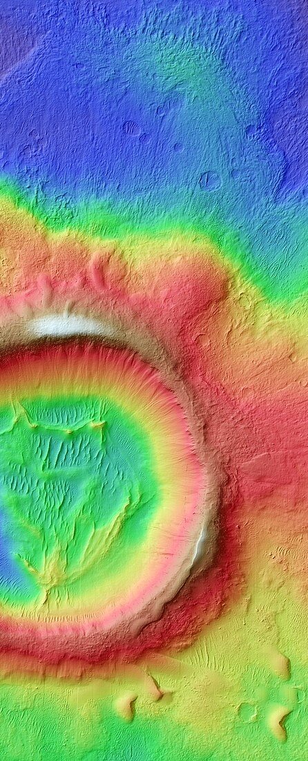 Kaiser Crater,Mars