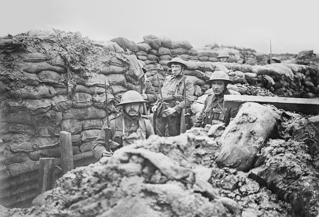 British trench,World War I