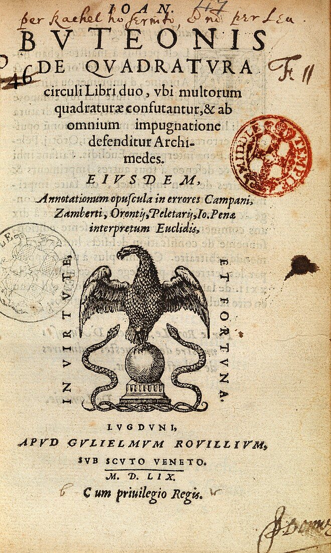 Borrel's 'De Quadratura Circuli' (1559)