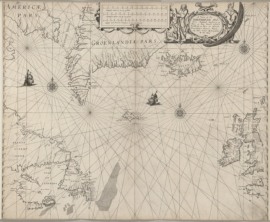 The North seaA chart
