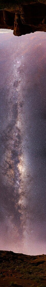 Milky Way,180-degree panorama