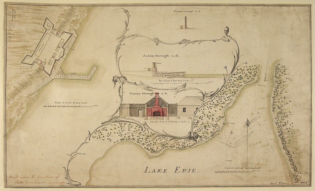 A chart of Lake Erie,in America1764