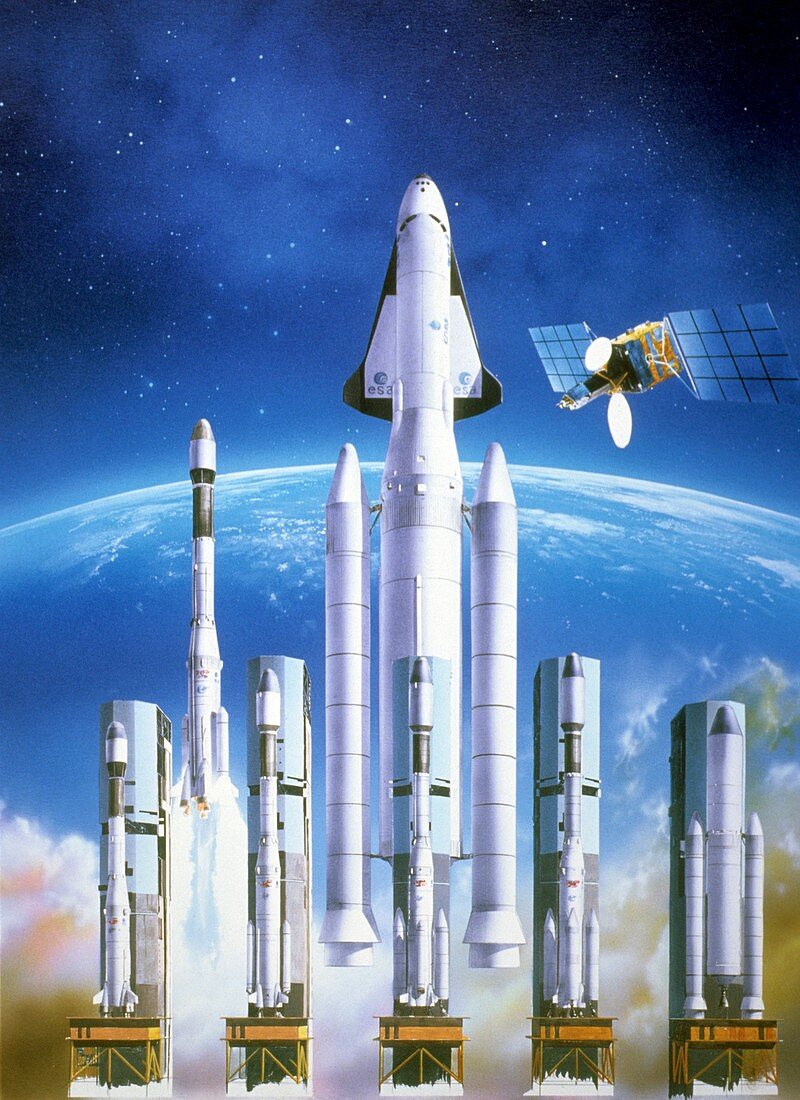 Ariane rockets,artwork