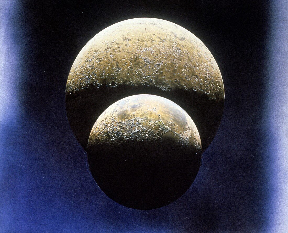 The Moon and Mercury,artwork