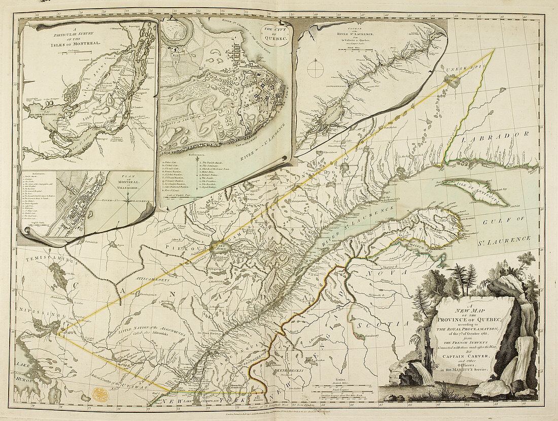 A New Map of the Province of Quebec