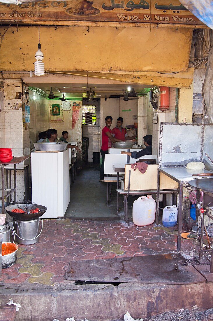 Restaurant in Dharavi slum