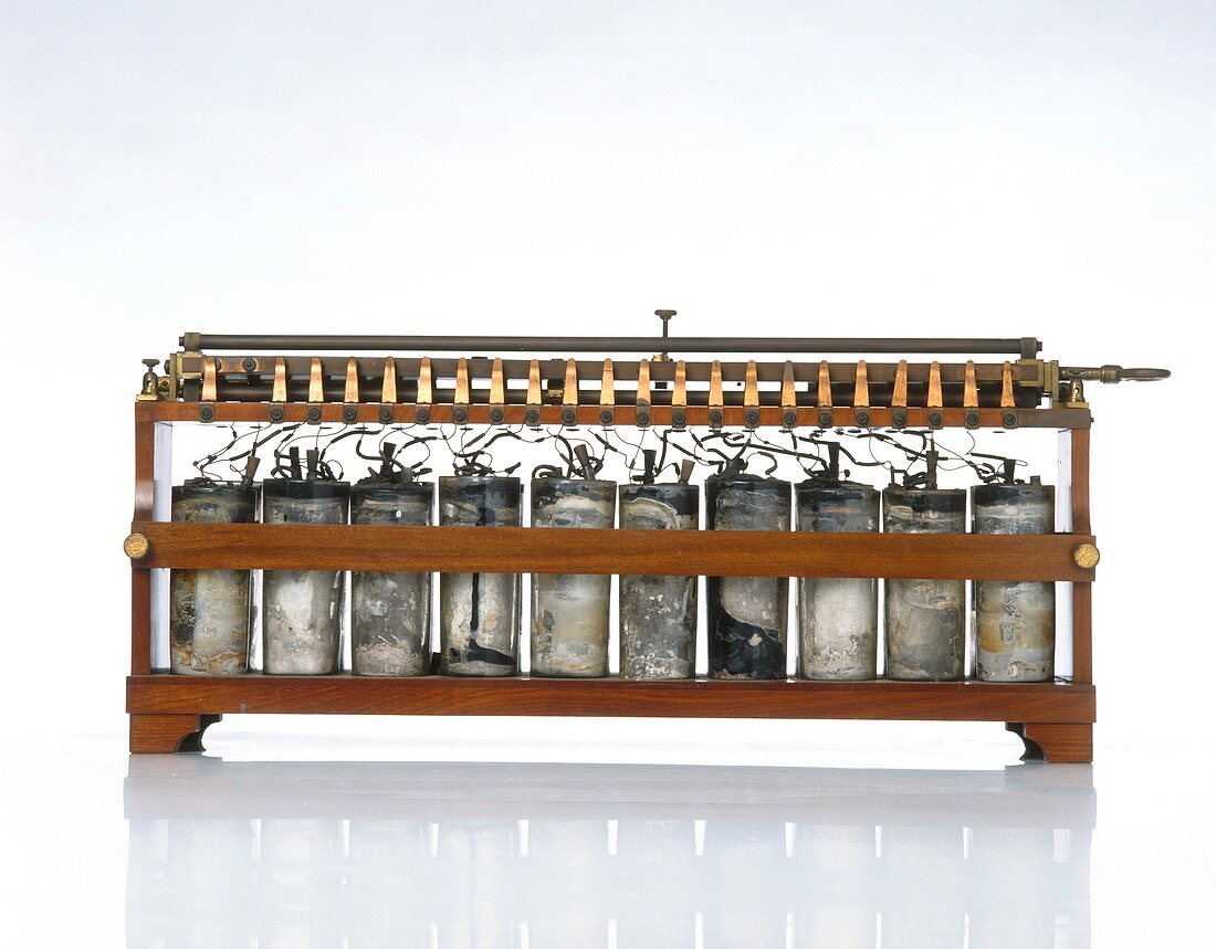 19th century rechargeable battery