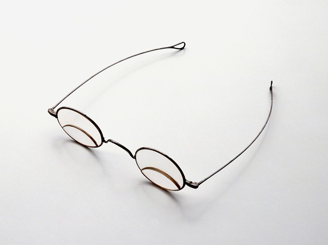 Bifocal spectacles,c. 1885