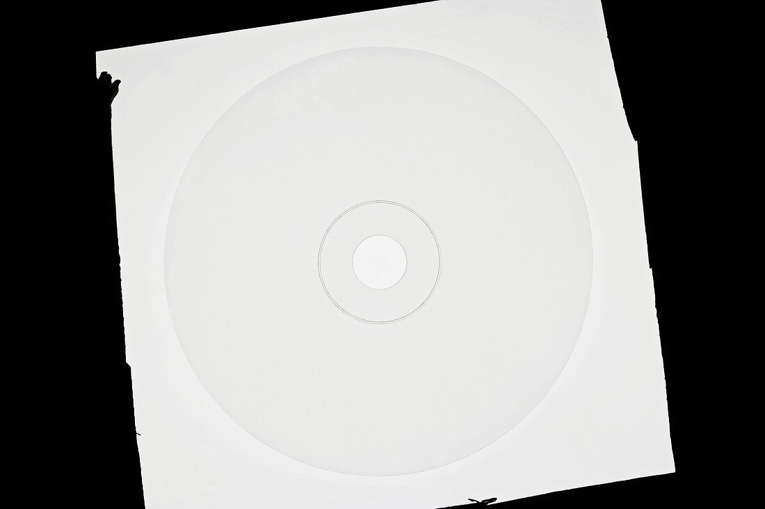 CD moulded from melted polycarbonate