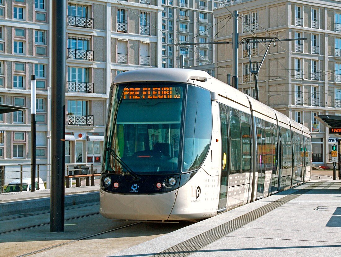 City centre tram