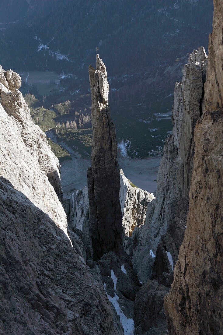 Rock spire,Austrian Alps