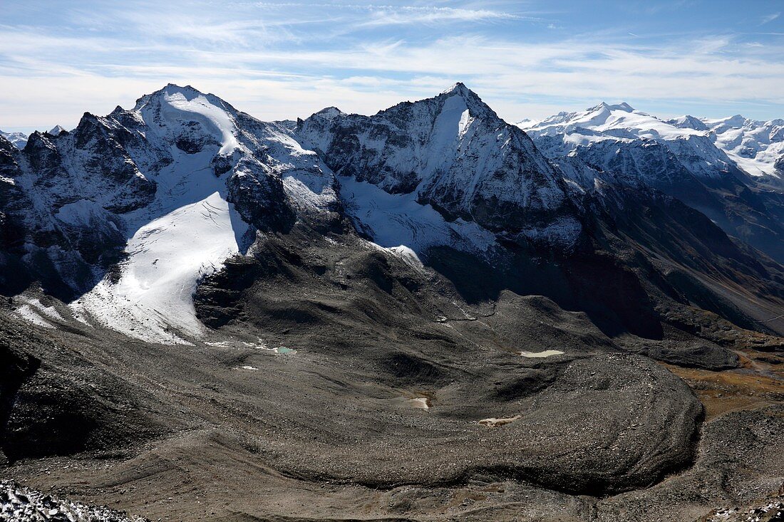 Rock glacier,Italian Alps
