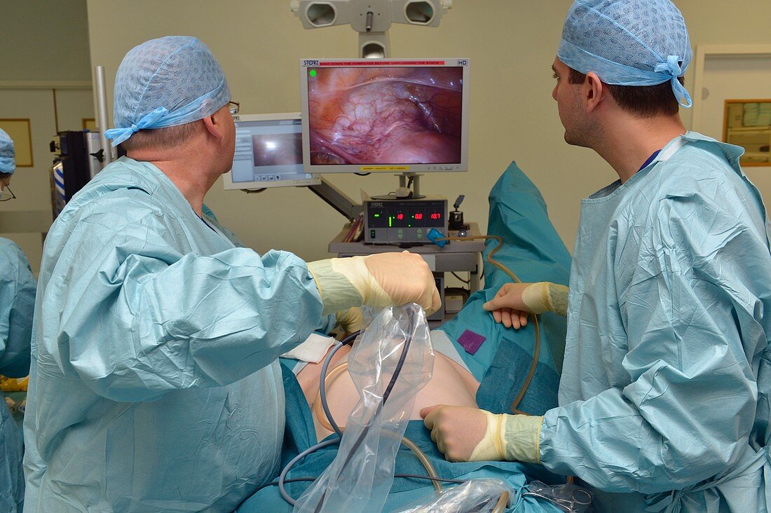 Laparoscopic hysterectomy surgery