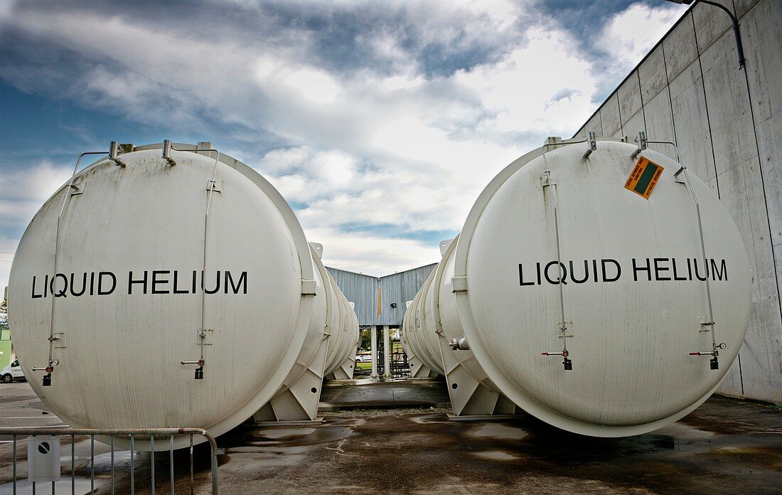 Helium tanks at CERN