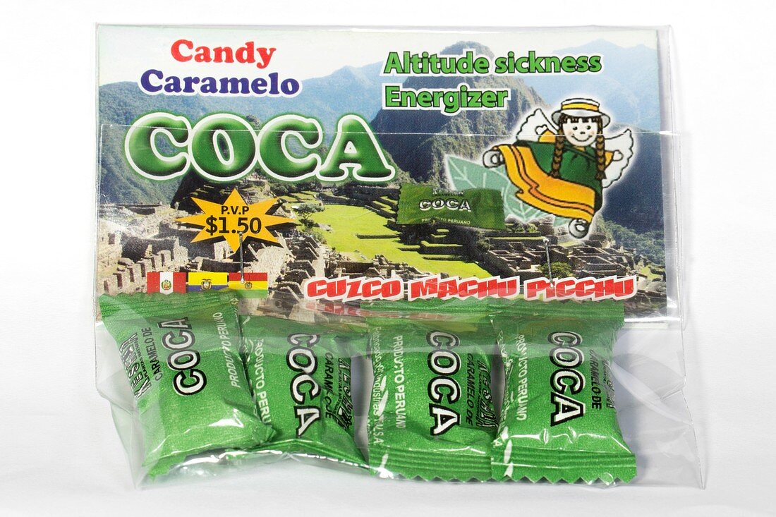 Coca candies from Peru