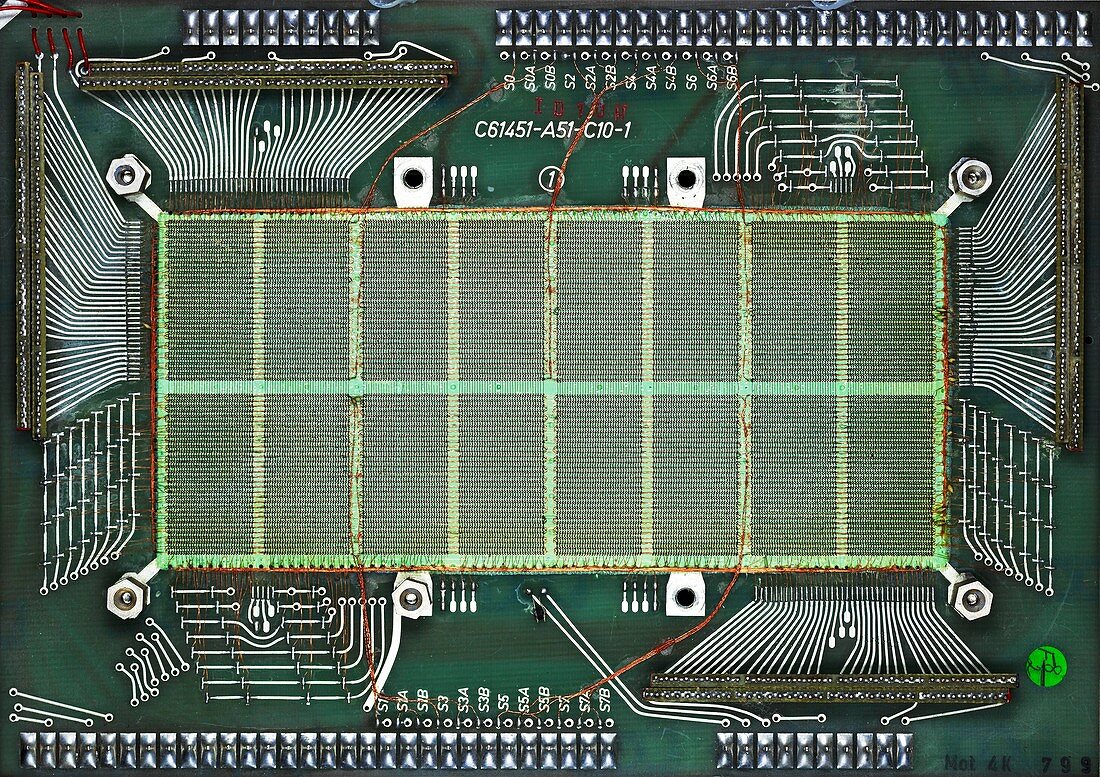 Magnetic-core memory of Siemens computer