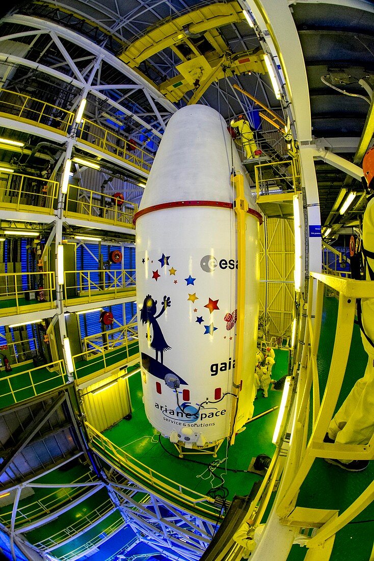 Gaia space probe launcher