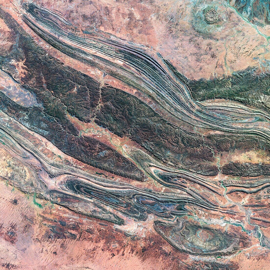 Kings Canyon,Australia,satellite image