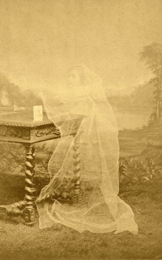 Spirit photograph,1890s