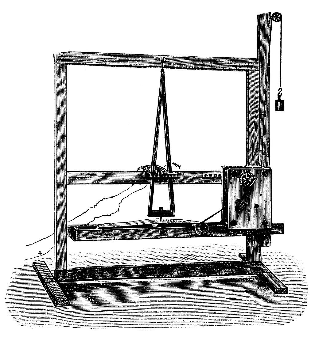 First Morse telegraph,artwork