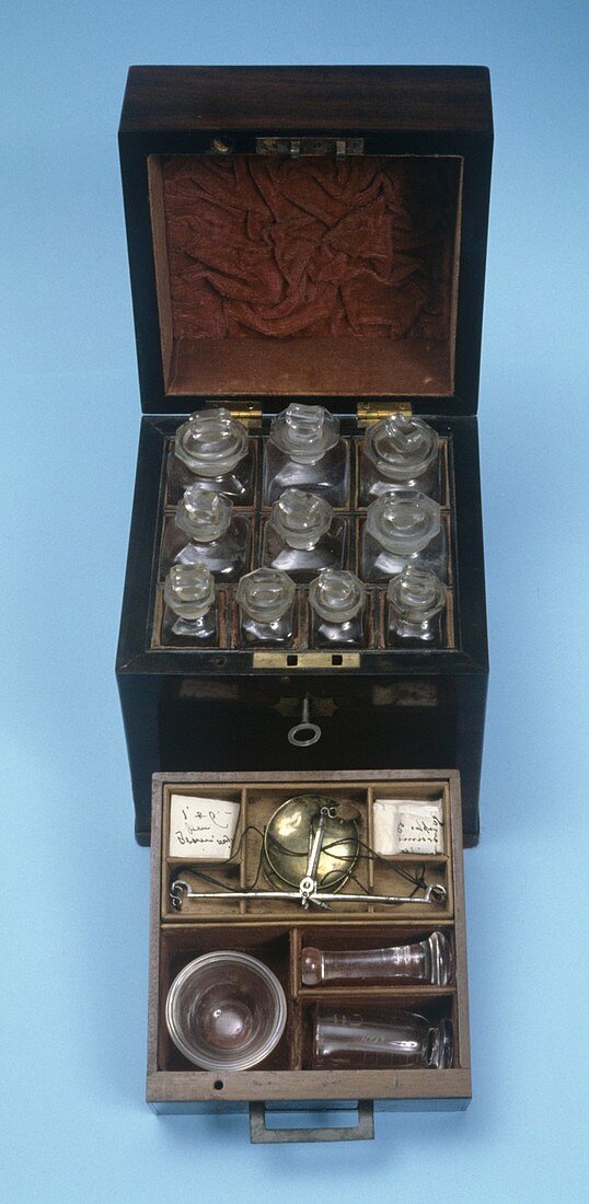 Medicine chest,circa 1830