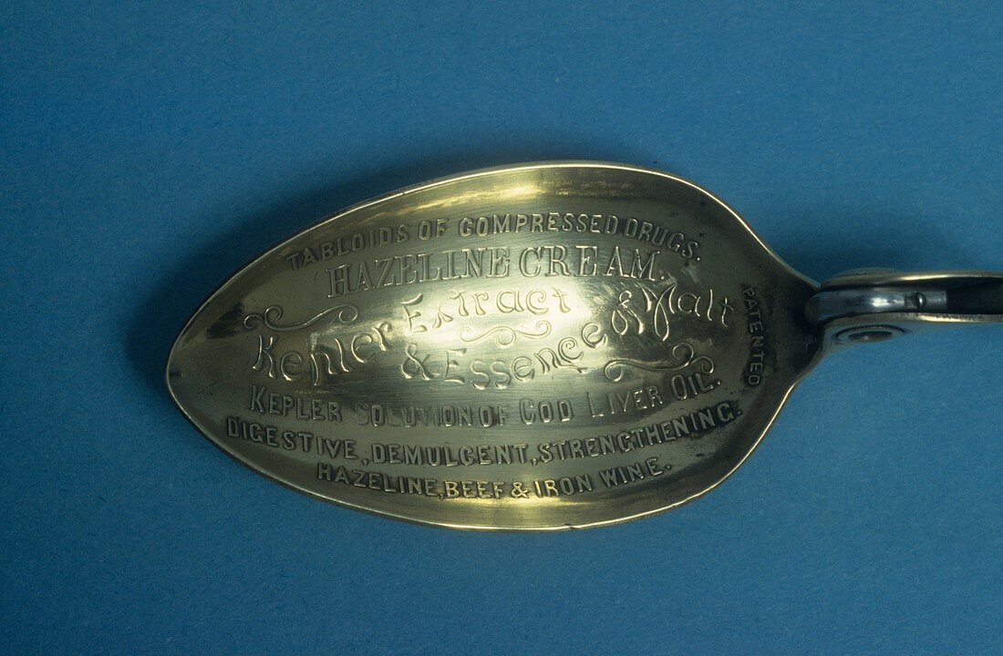 Medicine spoon,circa 1880