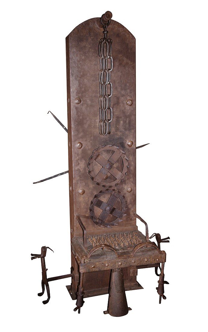Medieval Rotating Torture Chair