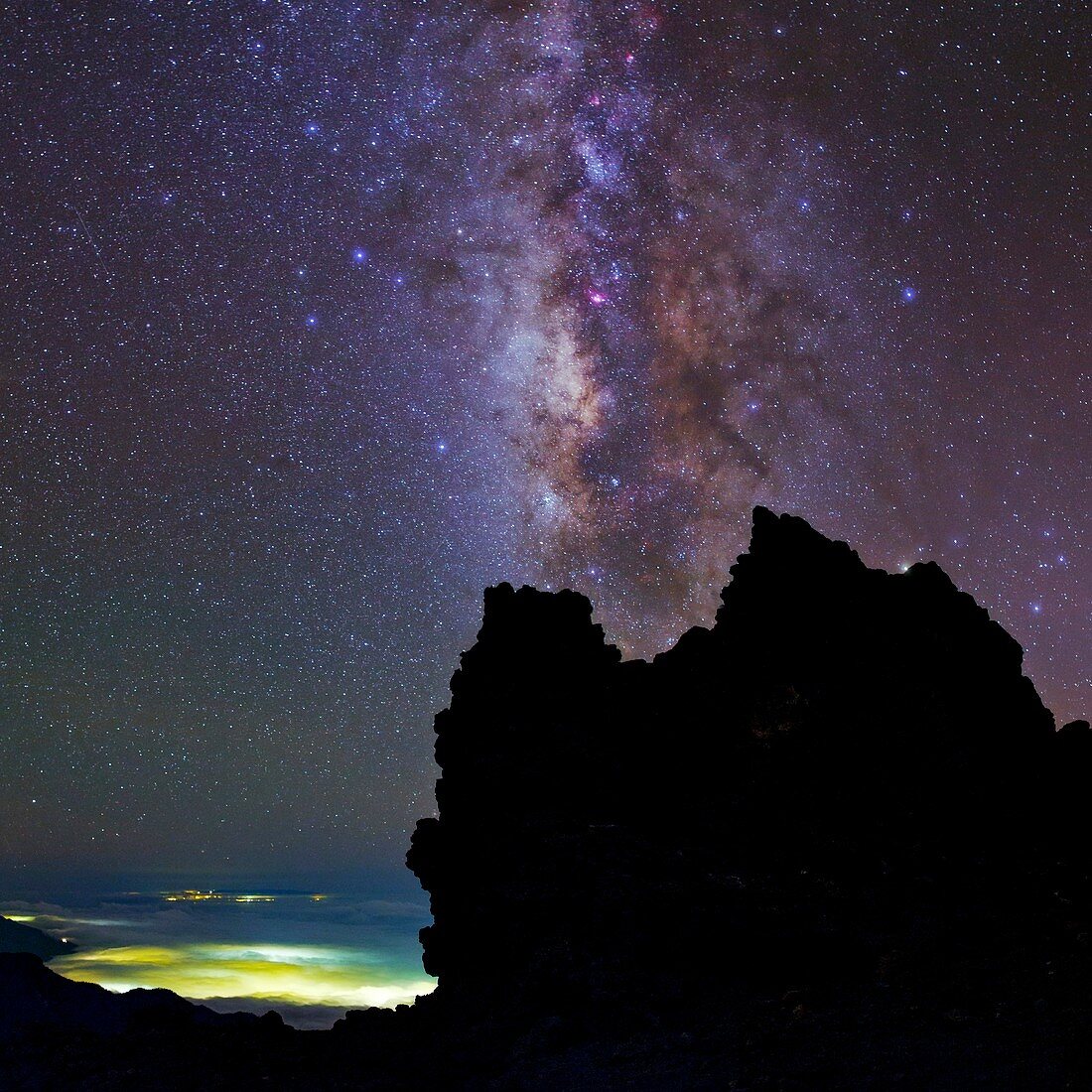 The Milky Way,Canary Islands