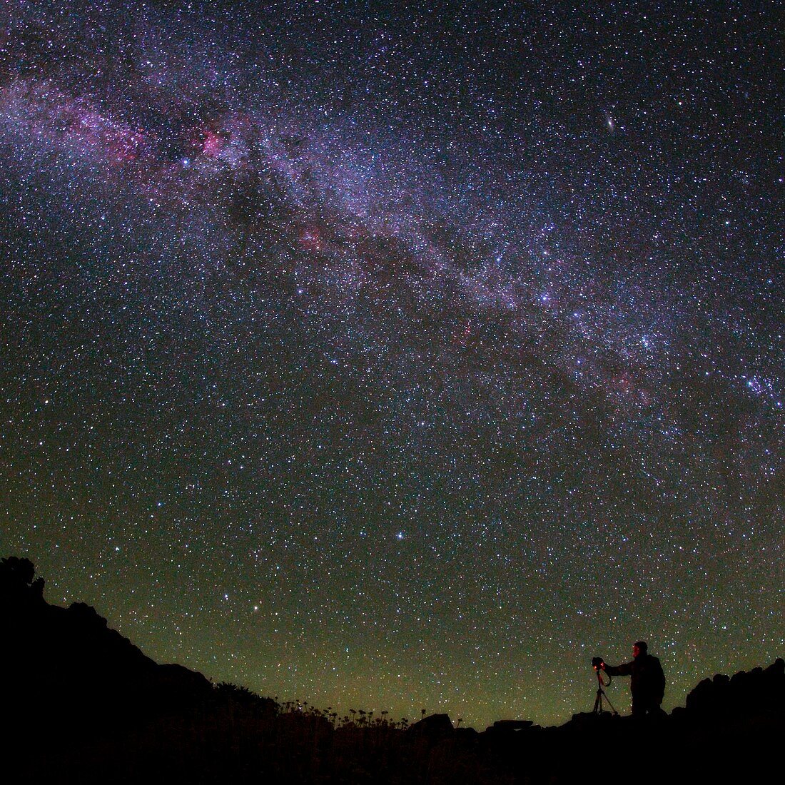 Photographer and the Milky Way