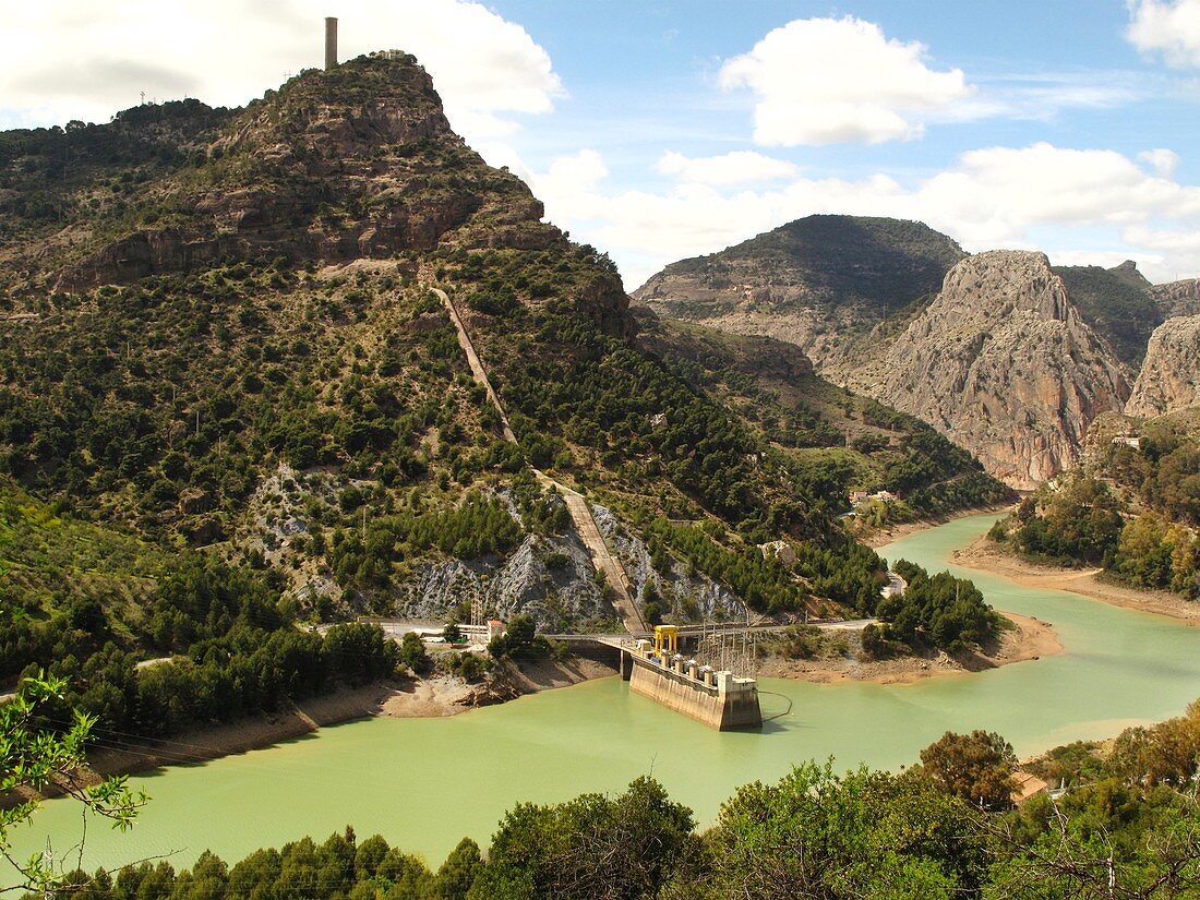 El Chorro reservoir,Spain